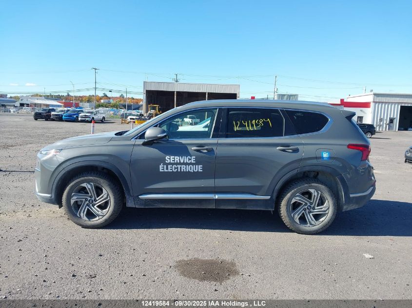 2022 Hyundai Santa Fe Sel VIN: 5NMS3DAJXNH424890 Lot: 12419584