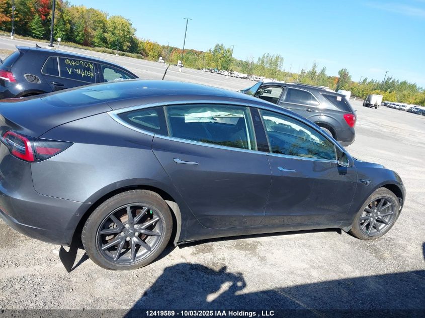 2019 Tesla Model 3 VIN: 5YJ3E1EA0KF321613 Lot: 12419589