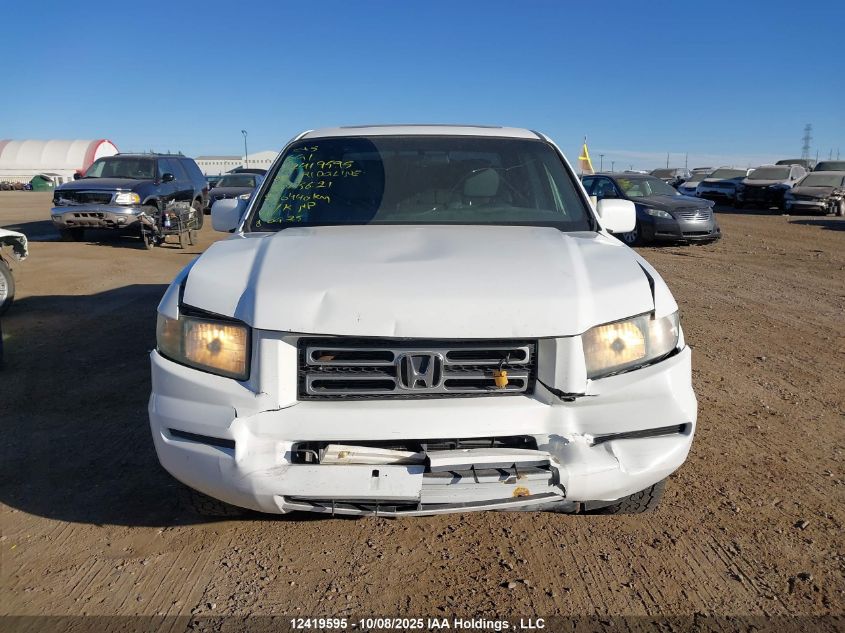 2008 Honda Ridgeline Ex-L VIN: 2HJYK16508H003621 Lot: 12419595