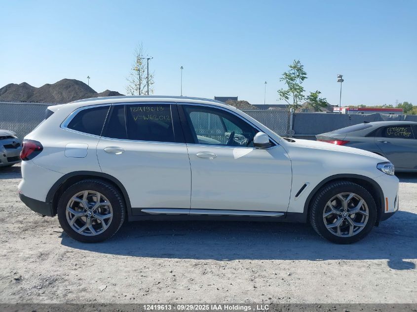 2024 BMW X3 xDrive30I VIN: 5UX53DP03R9W62012 Lot: 12419613