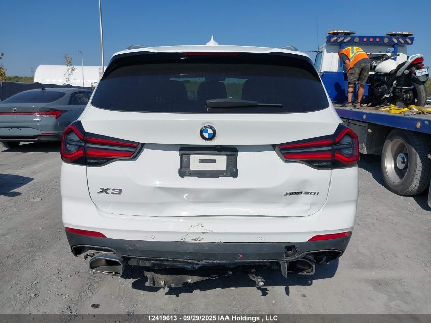 2024 BMW X3 xDrive30I VIN: 5UX53DP03R9W62012 Lot: 12419613
