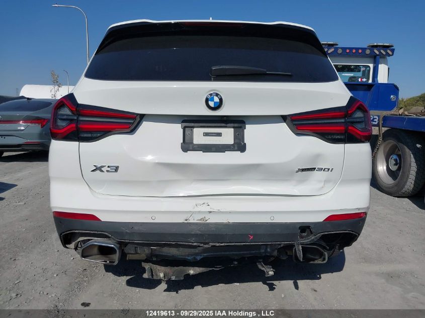 2024 BMW X3 xDrive30I VIN: 5UX53DP03R9W62012 Lot: 12419613