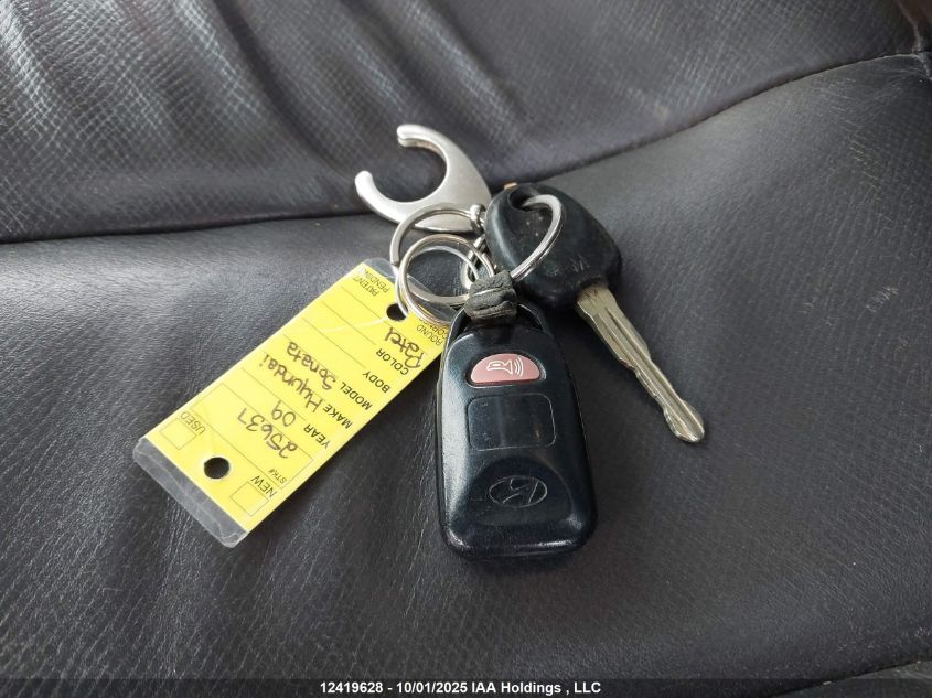 2009 Hyundai Sonata Gls VIN: 5NPET46C09H496178 Lot: 12419628