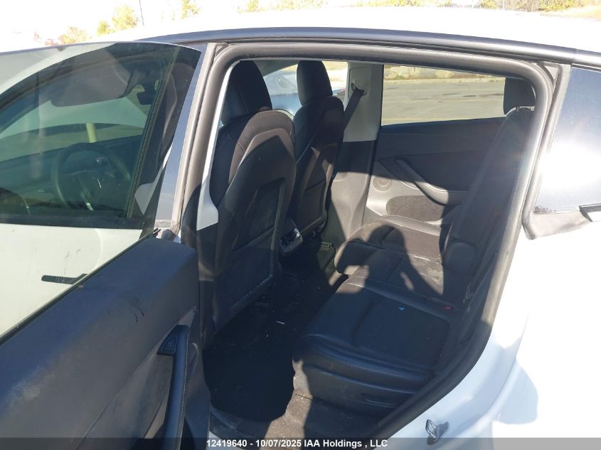 2022 Tesla Model Y Long Range VIN: 7SAYGAEEXNF570656 Lot: 12419640