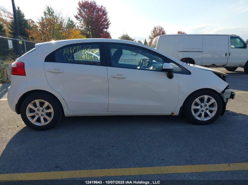 2012 Kia Rio Ex/Lx/Lx+/Sx VIN: KNADM5A34C6714191 Lot: 12419643