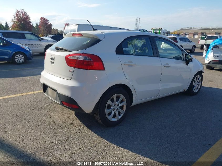 2012 Kia Rio Ex/Lx/Lx+/Sx VIN: KNADM5A34C6714191 Lot: 12419643