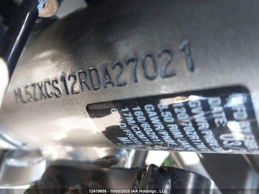 2024 Kawasaki Zx400 S VIN: ML5ZXCS12RDA27021 Lot: 12419655