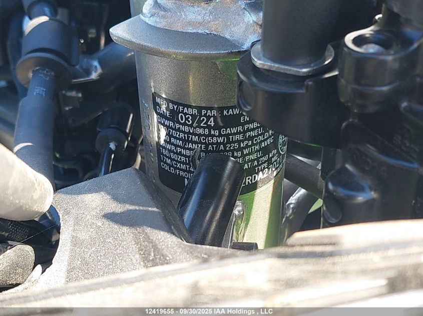 2024 Kawasaki Zx400 S VIN: ML5ZXCS12RDA27021 Lot: 12419655