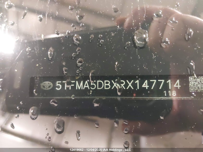 5TFMA5DBXRX147714 2024 TOYOTA TUNDRA photo no. 19