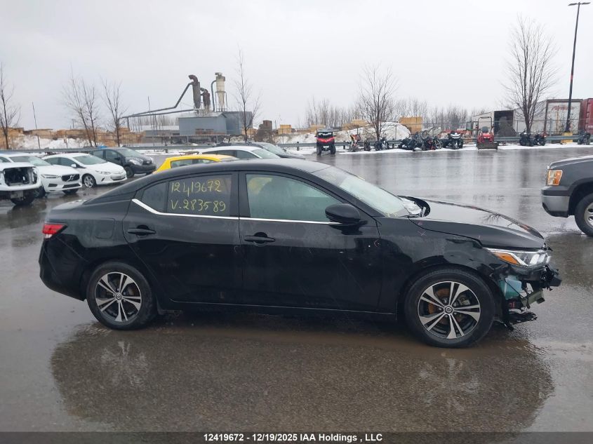 2021 Nissan Sentra VIN: 3N1AB8CV1MY283589 Lot: 12419672