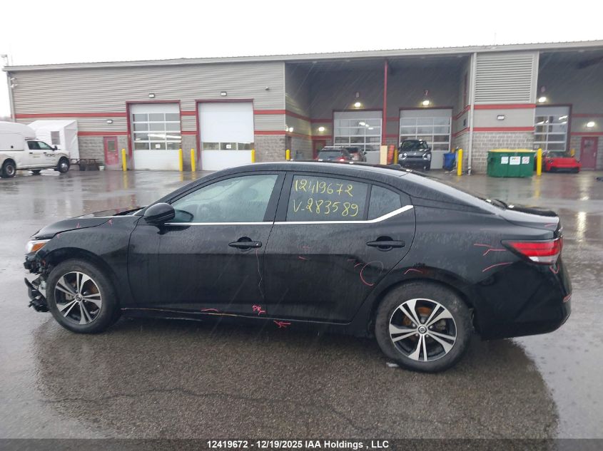 2021 Nissan Sentra VIN: 3N1AB8CV1MY283589 Lot: 12419672