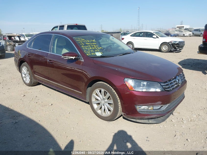 1VWCH7A31CC012780 2012 Volkswagen Passat 2.5L Highline auction photo 1