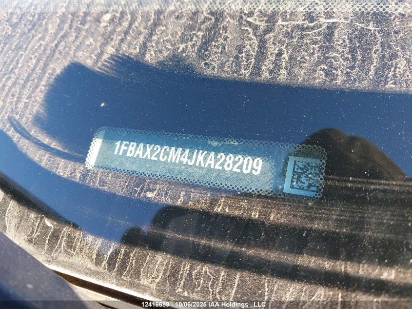 2018 Ford Transit T-350 VIN: 1FBAX2CM4JKA28209 Lot: 12419689