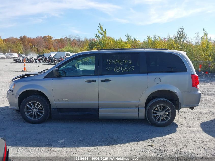 2019 Dodge Grand Caravan VIN: 2C4RDGBG1KR685035 Lot: 12419693