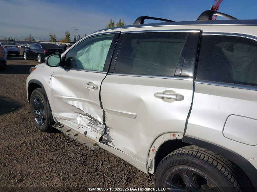 2017 Toyota Highlander Limited VIN: 5TDDZRFH3HS478317 Lot: 12419698