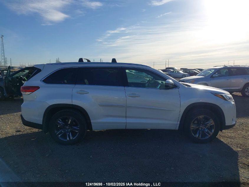 2017 Toyota Highlander Limited VIN: 5TDDZRFH3HS478317 Lot: 12419698