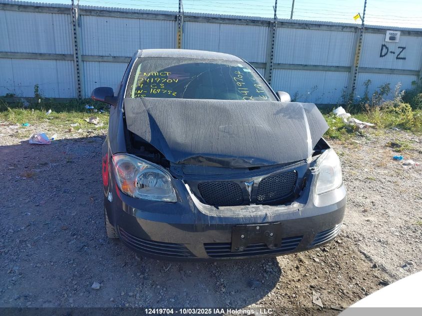 2009 Pontiac G5 VIN: 1G2AS55H897169752 Lot: 12419704