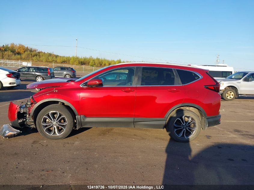 2021 Honda Cr-V Exl VIN: 2HKRW2H80MH234109 Lot: 12419726