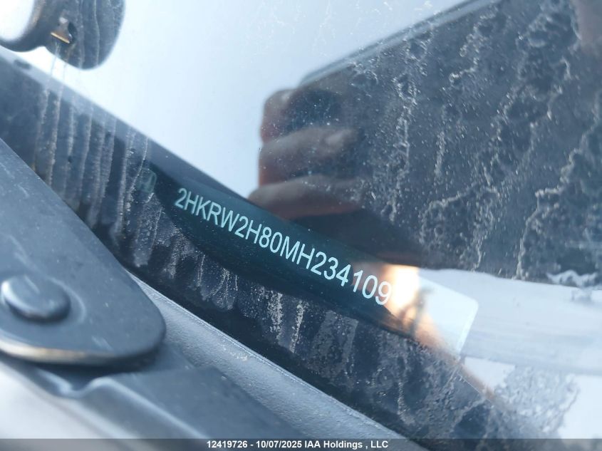 2021 Honda Cr-V Exl VIN: 2HKRW2H80MH234109 Lot: 12419726
