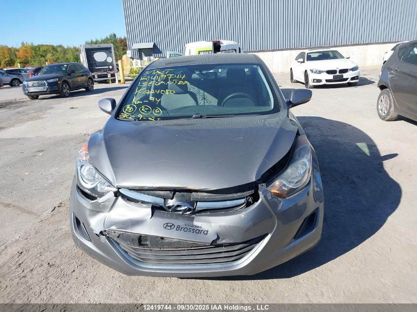 2013 Hyundai Elantra VIN: 5NPDH4AE7DH224080 Lot: 12419744