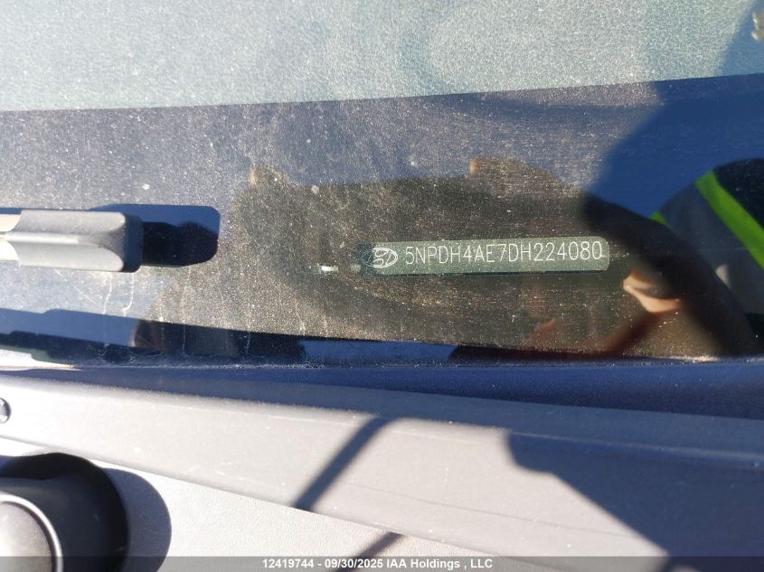 2013 Hyundai Elantra VIN: 5NPDH4AE7DH224080 Lot: 12419744