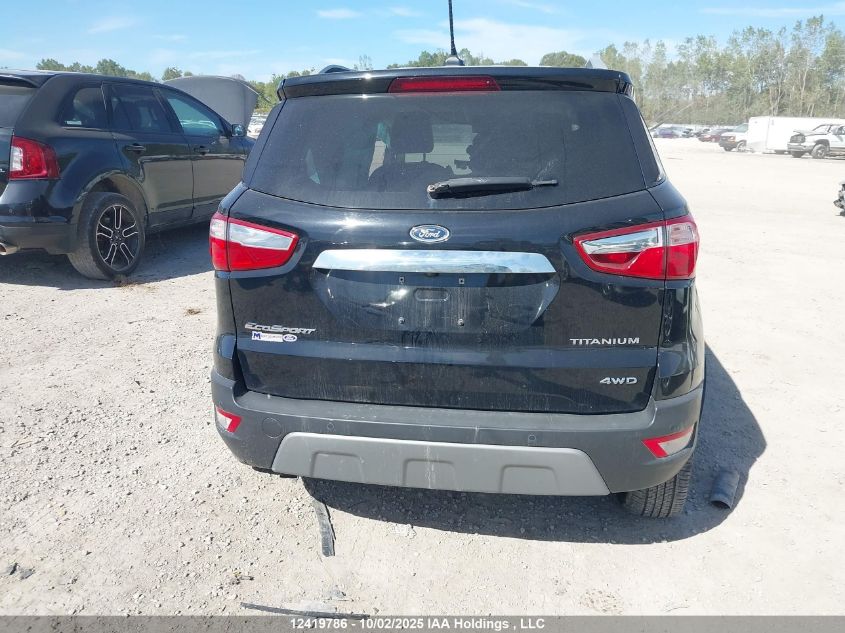 2018 Ford Ecosport Titanium VIN: MAJ6P1WL1JC174176 Lot: 12419786