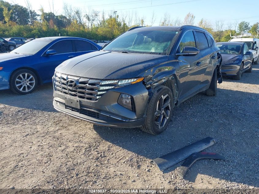 2022 Hyundai Tucson Ultimate Hybrid Awd VIN: KM8JCCA19NU050170 Lot: 12419837