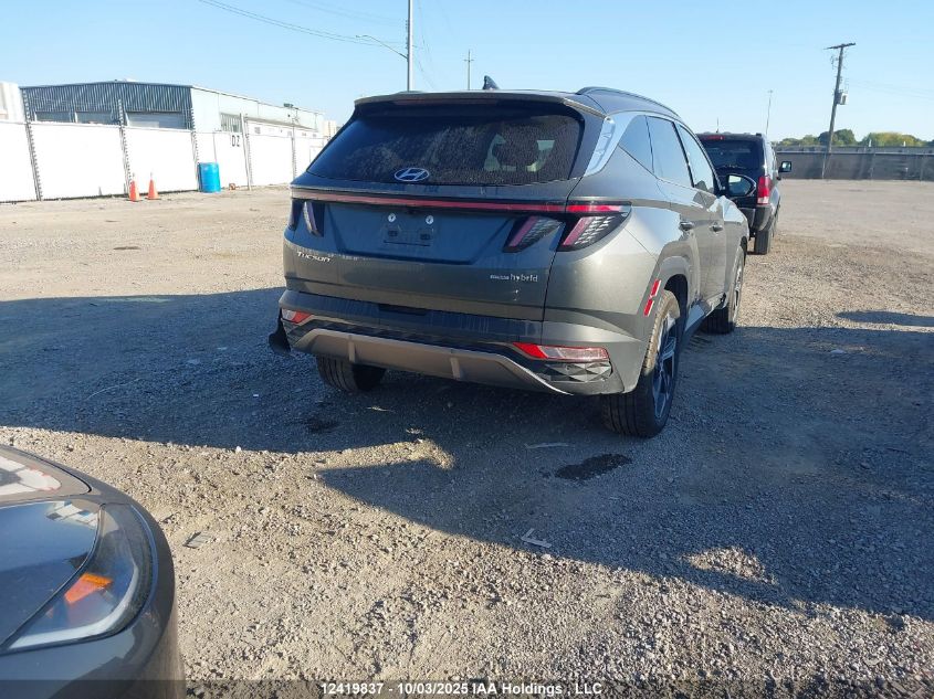 2022 Hyundai Tucson Ultimate Hybrid Awd VIN: KM8JCCA19NU050170 Lot: 12419837