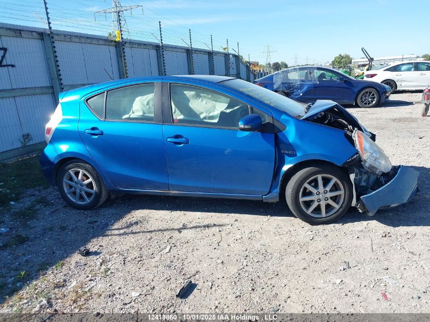 2013 Toyota Prius C Technology VIN: JTDKDTB38D1549497 Lot: 12419860