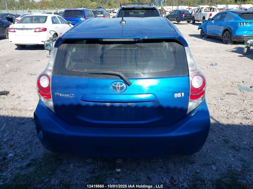 2013 Toyota Prius C Technology VIN: JTDKDTB38D1549497 Lot: 12419860