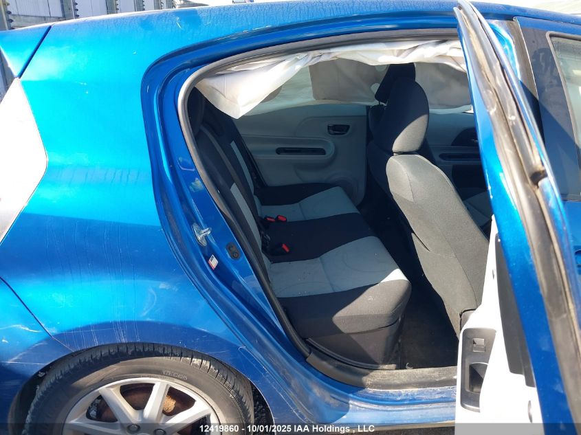 2013 Toyota Prius C Technology VIN: JTDKDTB38D1549497 Lot: 12419860