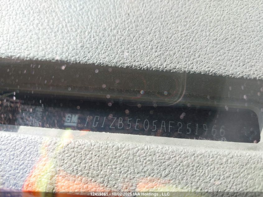 2010 Chevrolet Malibu Ls VIN: 1G1ZB5E05AF251966 Lot: 12419861
