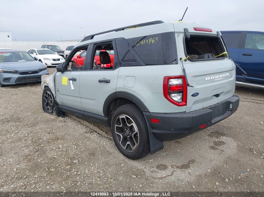 3FMCR9B63NRD07562 2022 FORD BRONCO SPORT photo no. 3