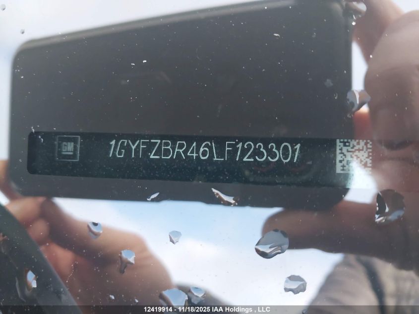 2020 Cadillac Xt4 Luxury VIN: 1GYFZBR46LF123301 Lot: 12419914