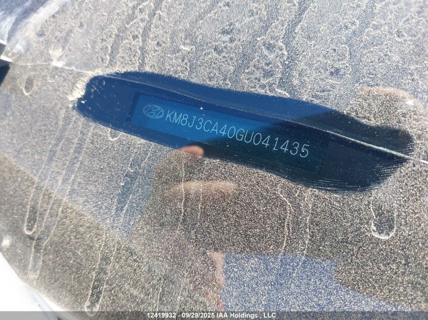 2016 Hyundai Tucson Premium VIN: KM8J3CA40GU041435 Lot: 12419932