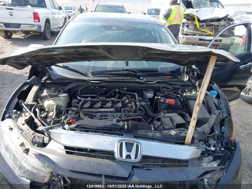 2017 Honda Civic Touring VIN: 2HGFC1F98HH106735 Lot: 12419963