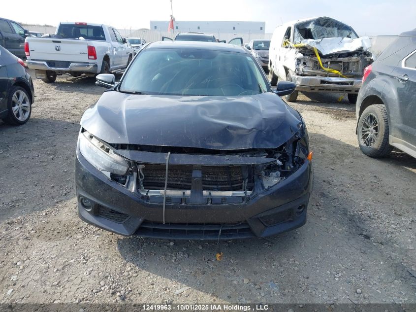 2017 Honda Civic Touring VIN: 2HGFC1F98HH106735 Lot: 12419963