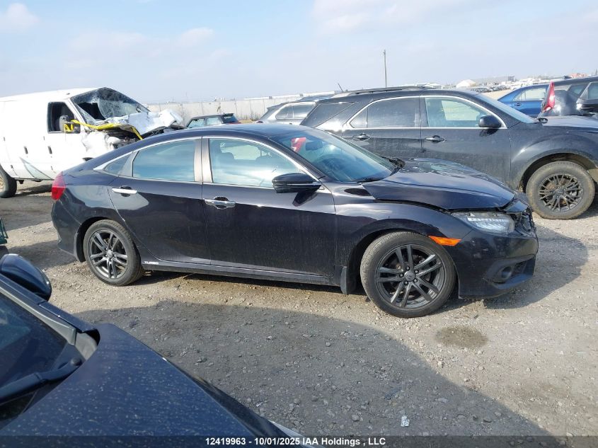 2017 Honda Civic Touring VIN: 2HGFC1F98HH106735 Lot: 12419963