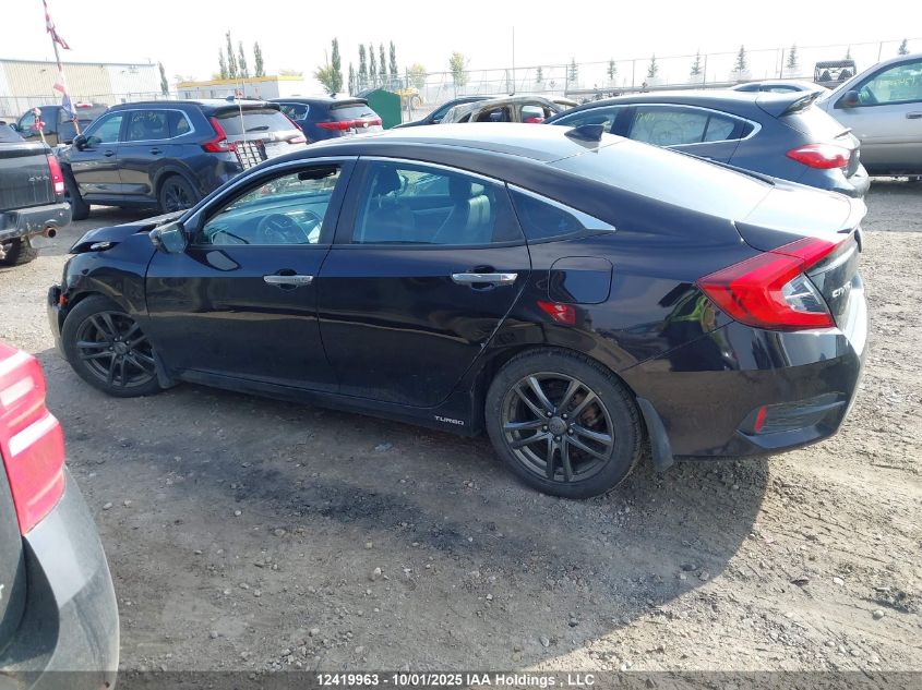 2017 Honda Civic Touring VIN: 2HGFC1F98HH106735 Lot: 12419963