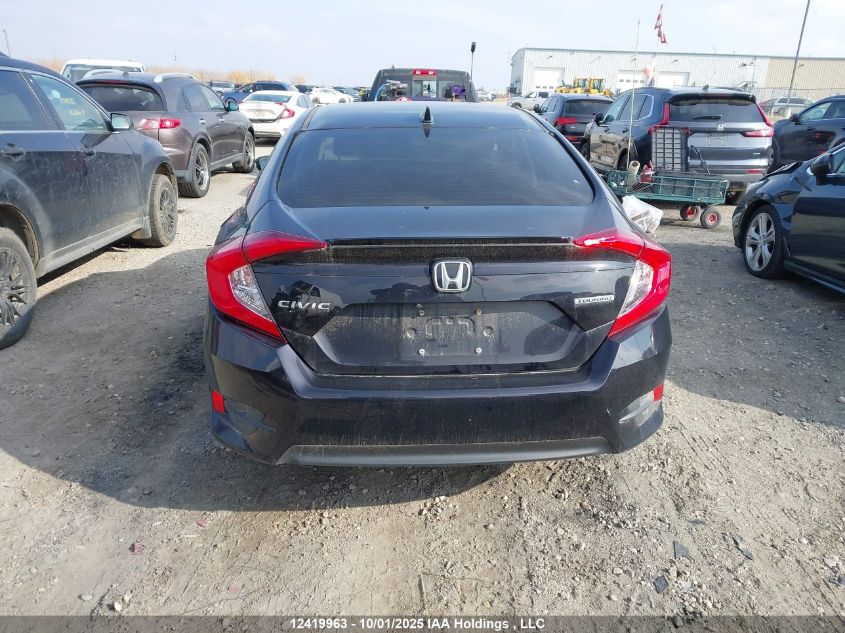 2017 Honda Civic Touring VIN: 2HGFC1F98HH106735 Lot: 12419963