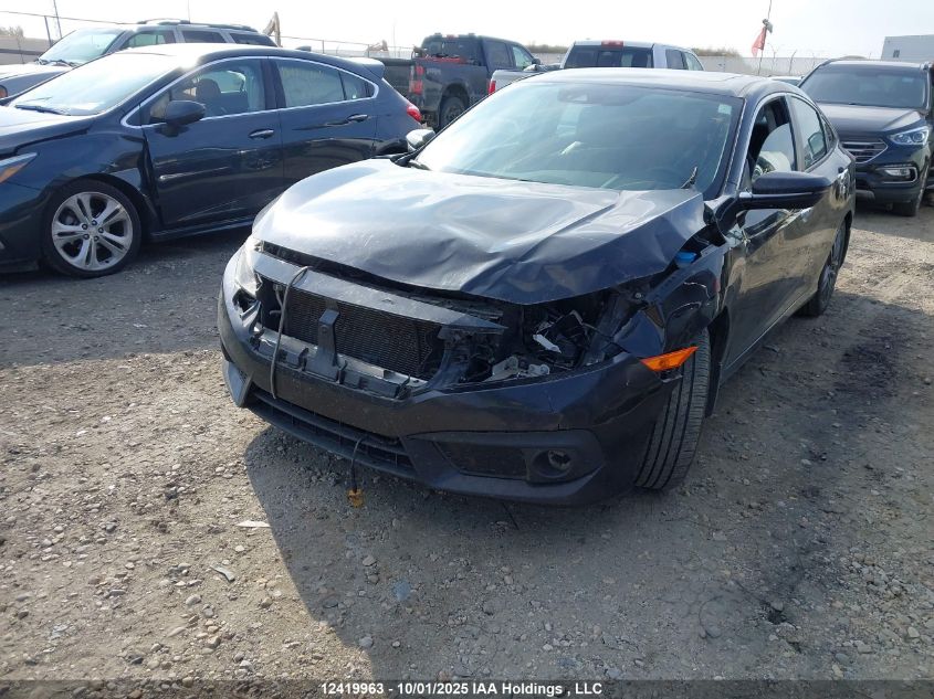 2017 Honda Civic Touring VIN: 2HGFC1F98HH106735 Lot: 12419963