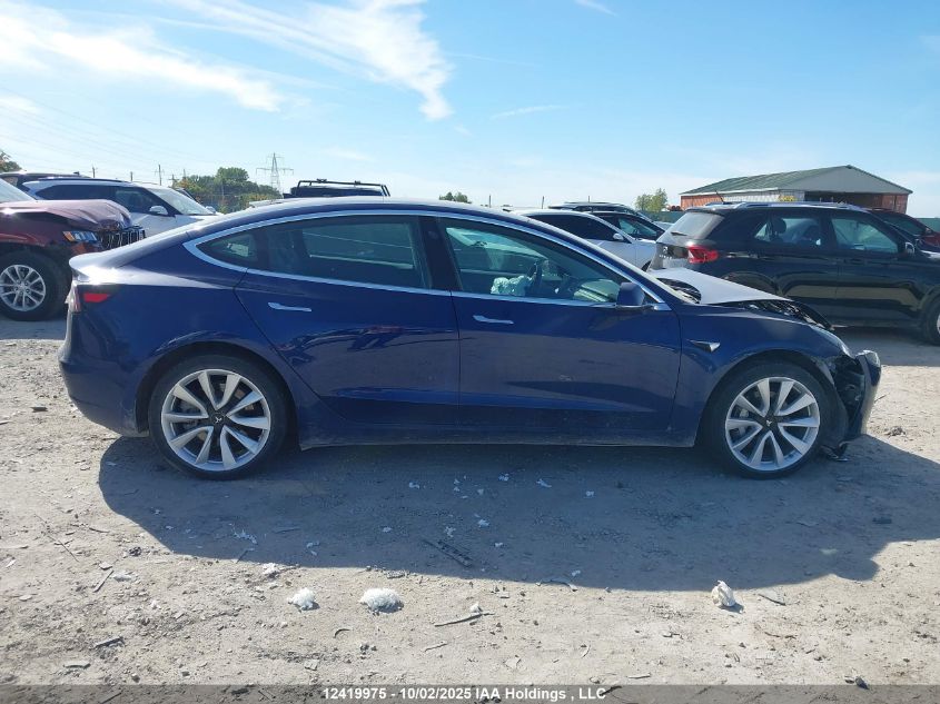 2019 Tesla Model 3 Long Range/Mid Range/Standard Range/Standard Range Plus VIN: 5YJ3E1EA1KF402295 Lot: 12419975