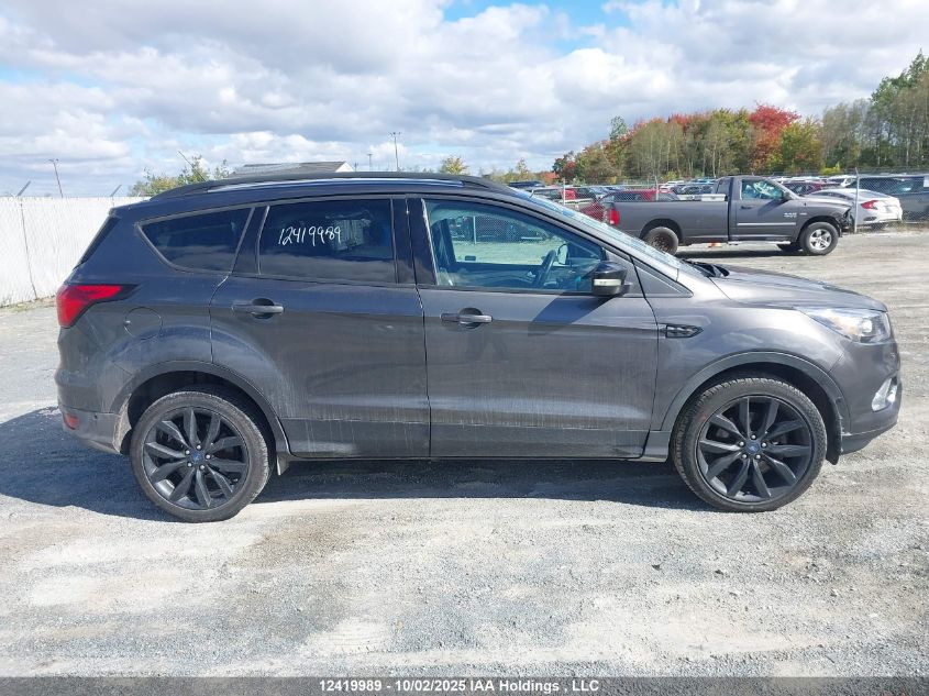 2019 Ford Escape Titanium VIN: 1FMCU9J91KUC12951 Lot: 12419989