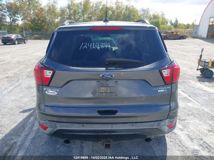 2019 Ford Escape Titanium VIN: 1FMCU9J91KUC12951 Lot: 12419989