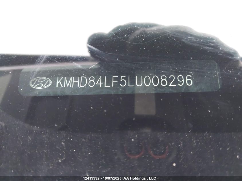 2020 Hyundai Elantra Preferred Auto Ivt VIN: KMHD84LF5LU008296 Lot: 12419992