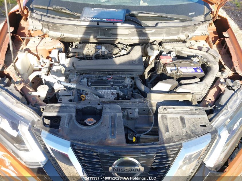 2017 Nissan Rogue Sv/Sl VIN: 5N1AT2MV3HC740015 Lot: 12419997