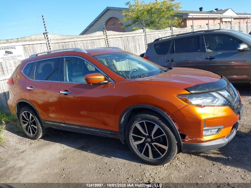 2017 Nissan Rogue Sv/Sl VIN: 5N1AT2MV3HC740015 Lot: 12419997