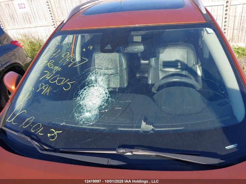 2017 Nissan Rogue Sv/Sl VIN: 5N1AT2MV3HC740015 Lot: 12419997