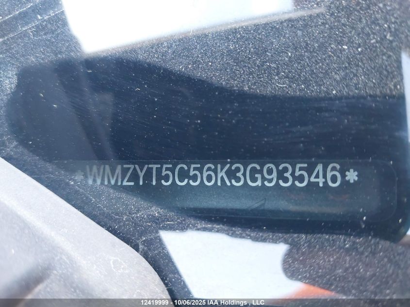 2019 Mini Countryman Cooper S VIN: WMZYT5C56K3G93546 Lot: 12419999