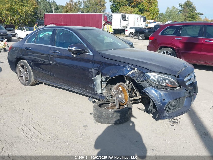 55SWF4KB7HU179194 2017 Mercedes-Benz C Class auction photo 1